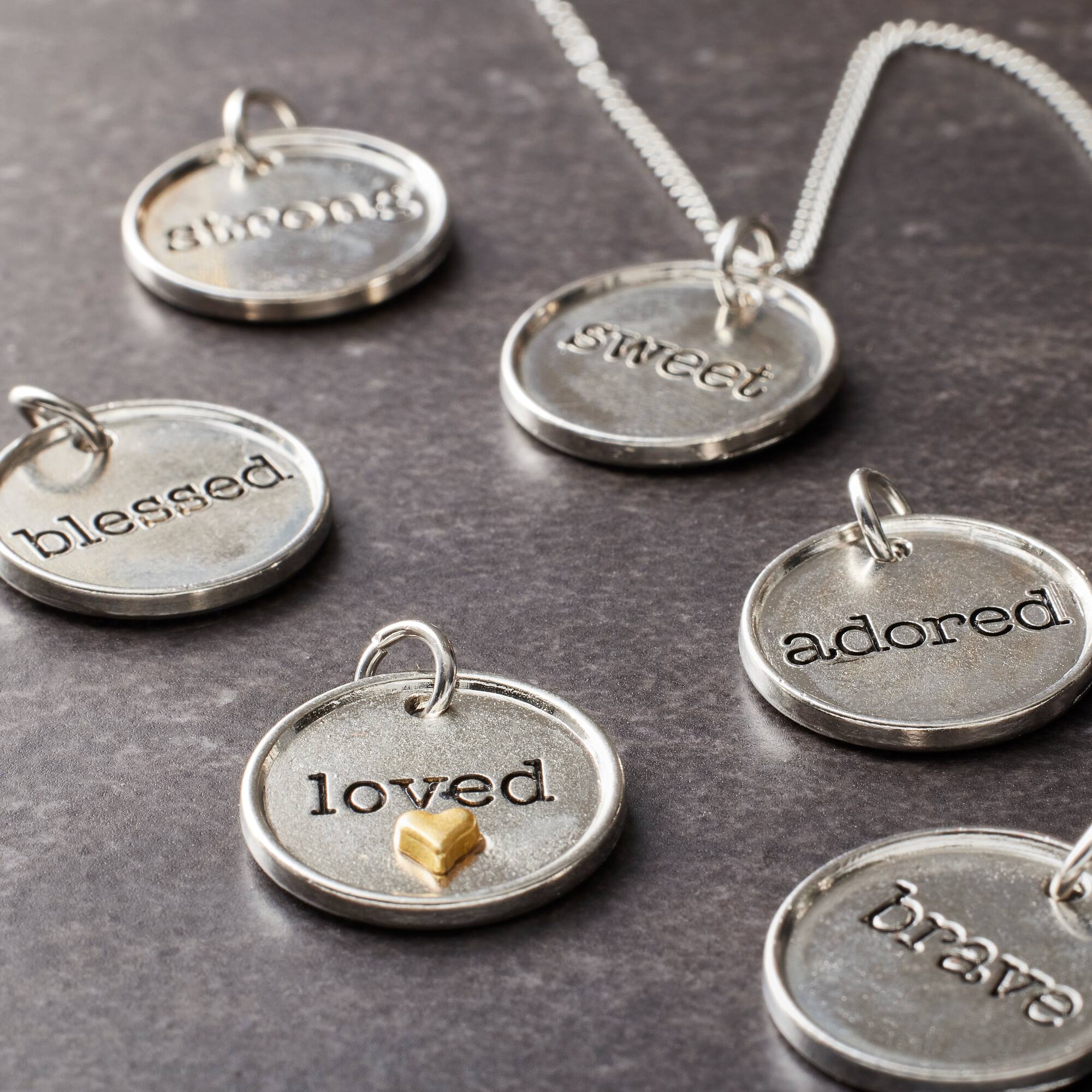 12 Packs: 6 ct. (72 total) Charmalong™ Assorted Love Charms by Bead Landing™